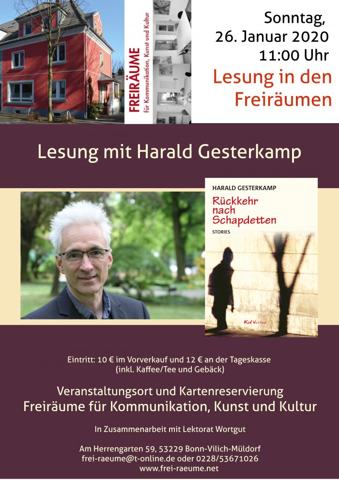 Plakat Harald Gesterkamp - Rückkehr nach Schapdetten