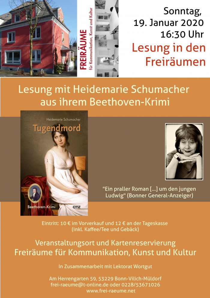Plakat Heidemarie Schumacher - Tugendmord